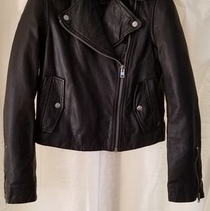 JCrew leather moto jacket